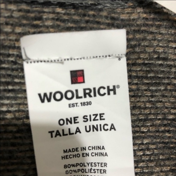 - Woolrich Blanket Wrap Shawl Leopard Print One Size - Picture 4 of 6
